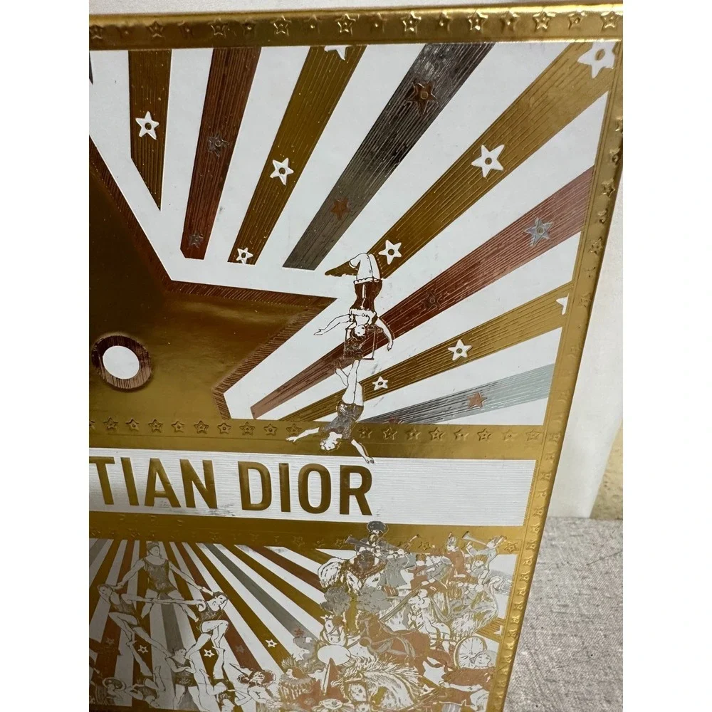 Christian Dior j'adore Gold & Silver Gift Box 8 1/4 X 8 1/4